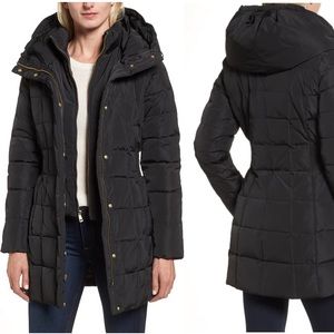 Cole haan hooded down coat